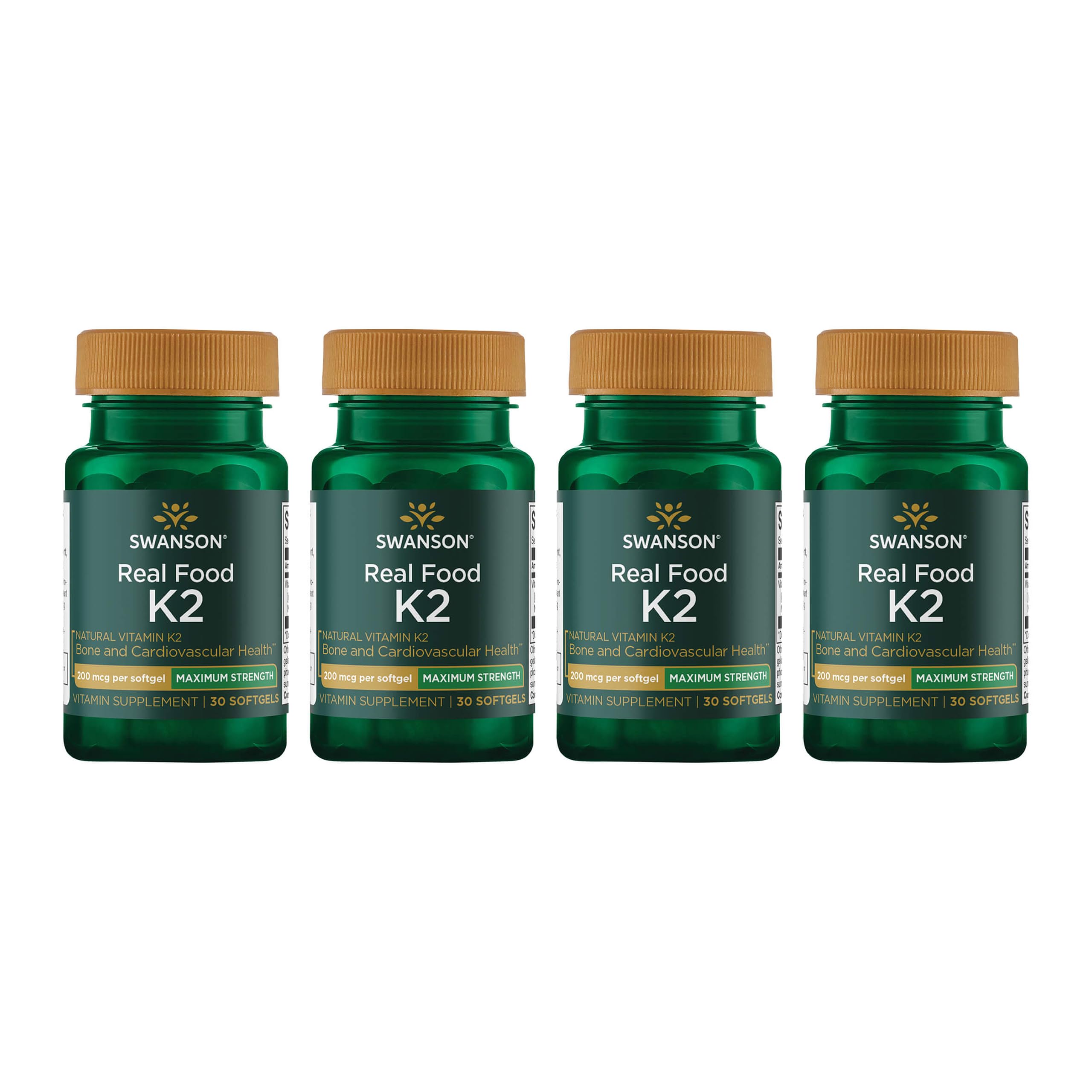 Swanson Vitamina K2 MK-7 en botella para apoyo óseo y cardíaco