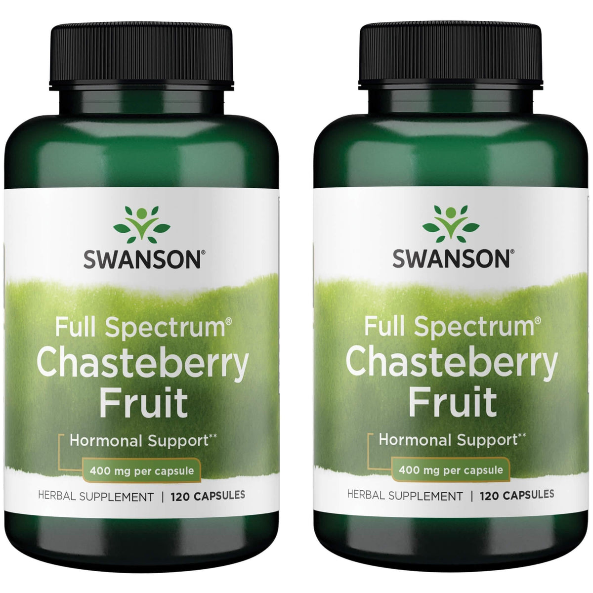 Swanson Vitex: cápsulas de fruta para equilibrio hormonal y bienestar diario.