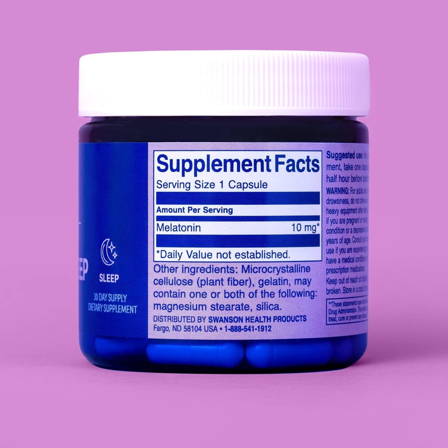 Swanson WIO Complete Sleep Makeover, capsulas, uso sencillo para dormir mejor