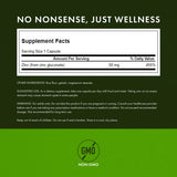 Swanson Zinc Gluconate, etiqueta frontal, facilita identificar la dosis y el uso diario.