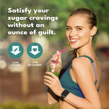SweetLeaf Stevia orgánica certificada, sin aditivos artificiales.