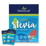 SweetLeaf Stevia orgánica, 70 paquetes, dulzor sin calorías para tus recetas.