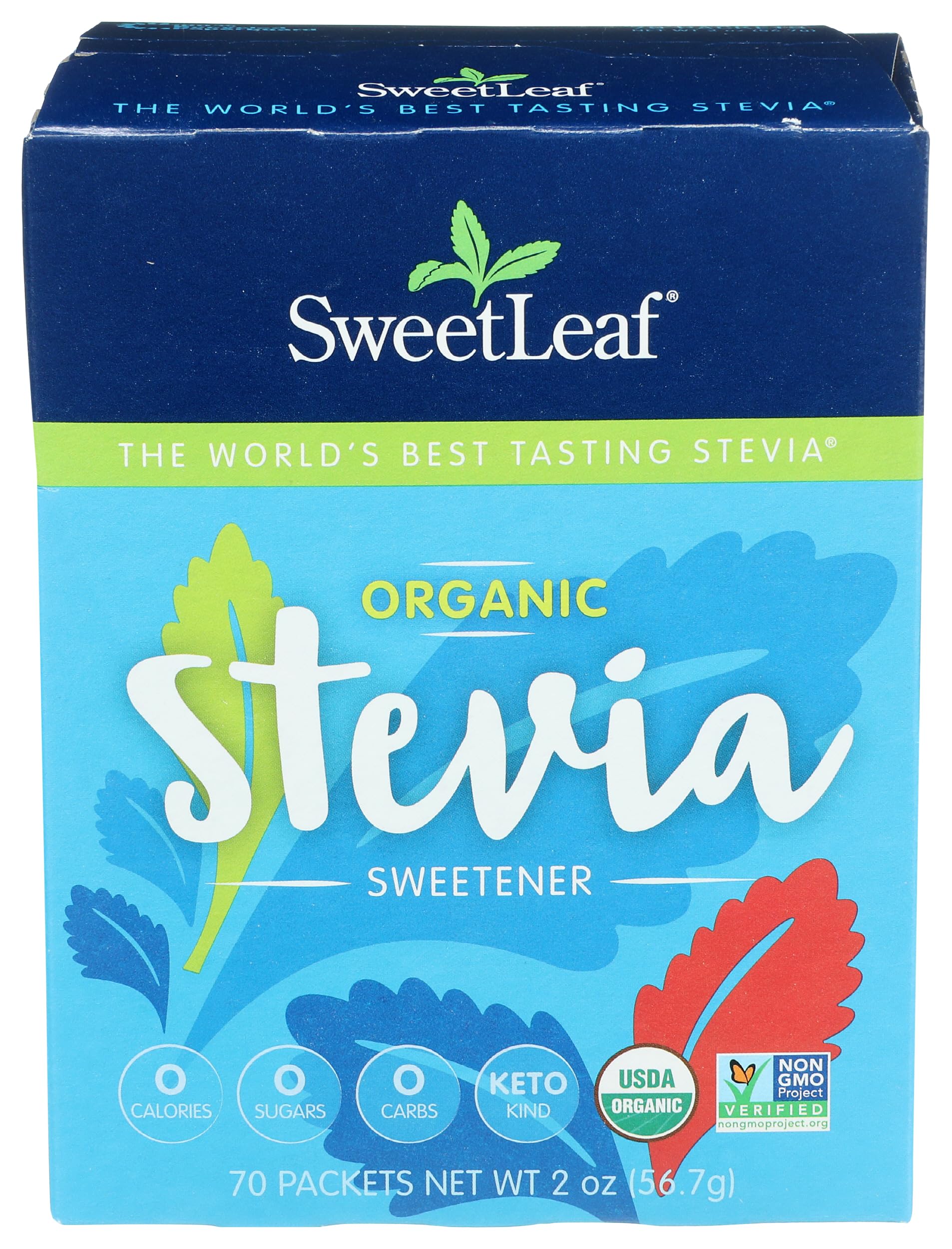 SweetLeaf Stevia para hornear, endulzante sin azúcar añadida.