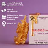 Sweetums toallitas femeninas equilibradas en pH para higiene suave