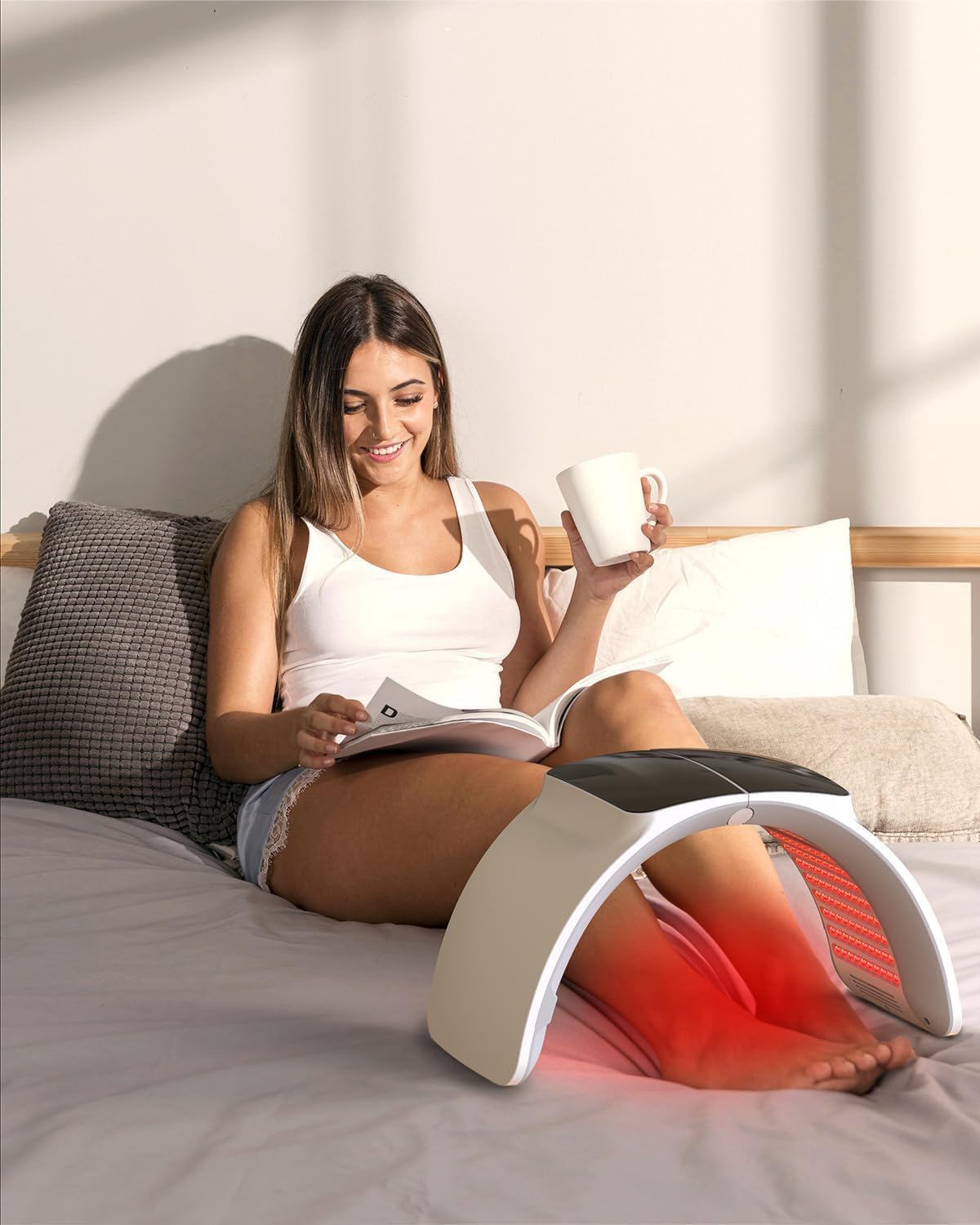SWIRISE 7 en 1 con panel frontal de luz LED para terapia en casa