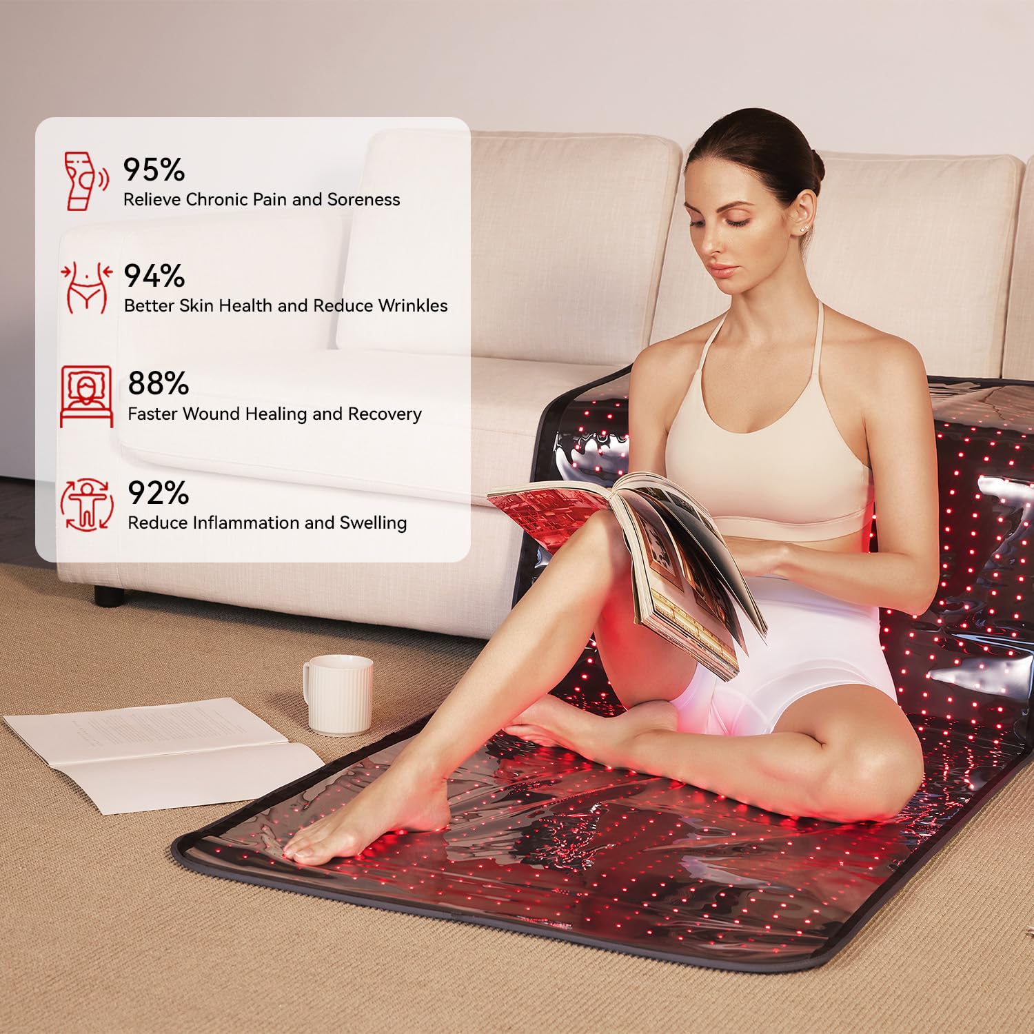 SWIRISE Manta cobertura corporal ergonómica: comodidad total para espalda y hombros.