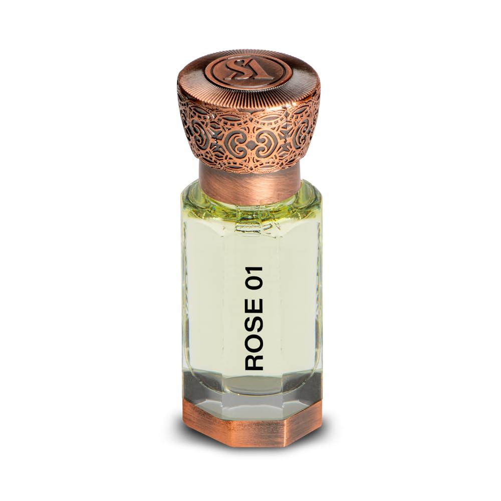 Swiss Arabian Rose 01, botella elegante, ideal para uso diario y ocasiones especiales.