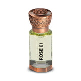 Swiss Arabian Rose 01, botella elegante, ideal para uso diario y ocasiones especiales.