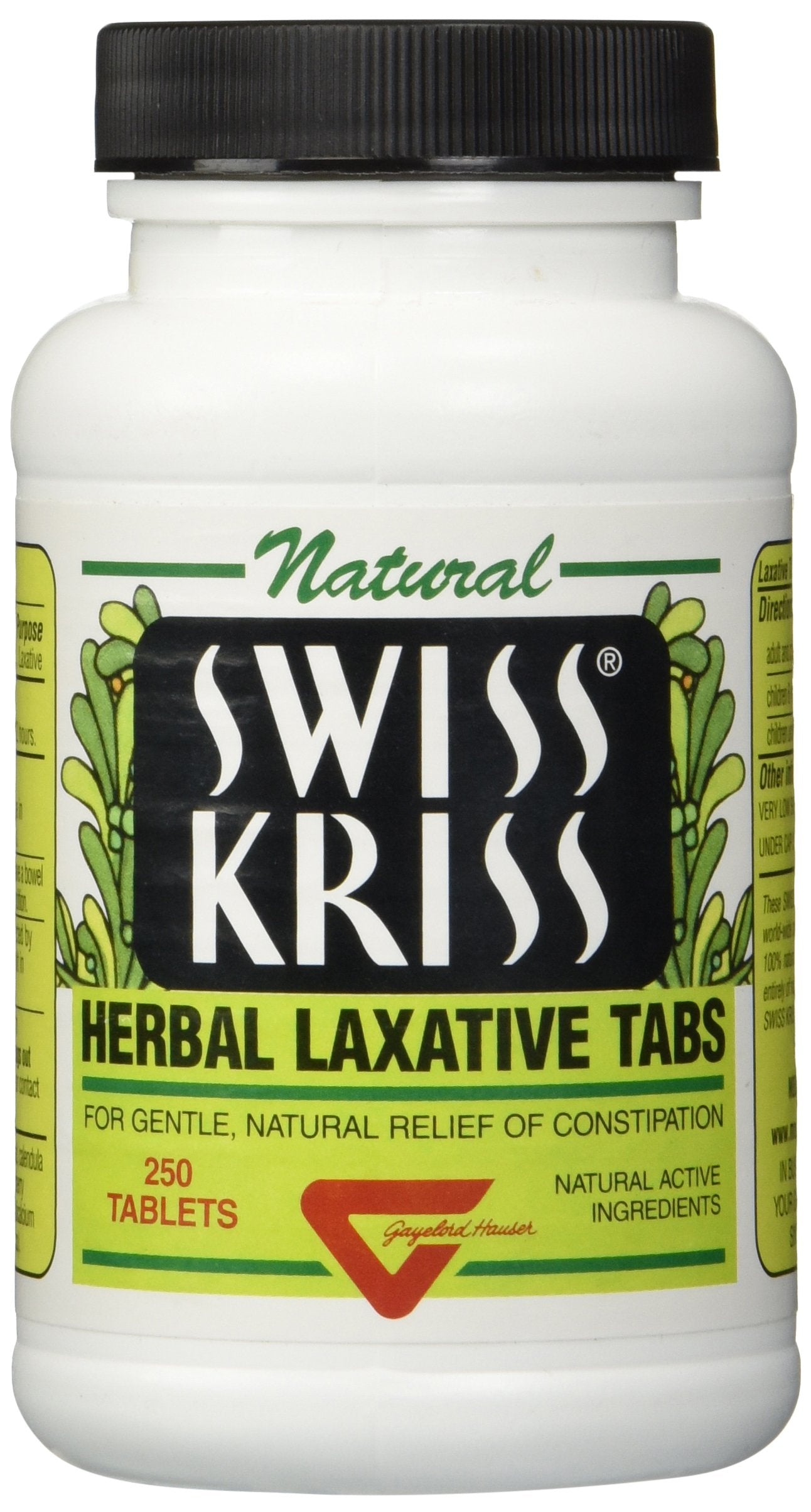 Swiss Kriss hojas senna y mezcla de hierbas para comodidad digestiva.