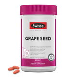 Swisse capsulas de extracto de semilla de uva, bote para uso diario.