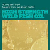 Swisse Etiqueta omega-3, datos nutricionales claros para elegir.