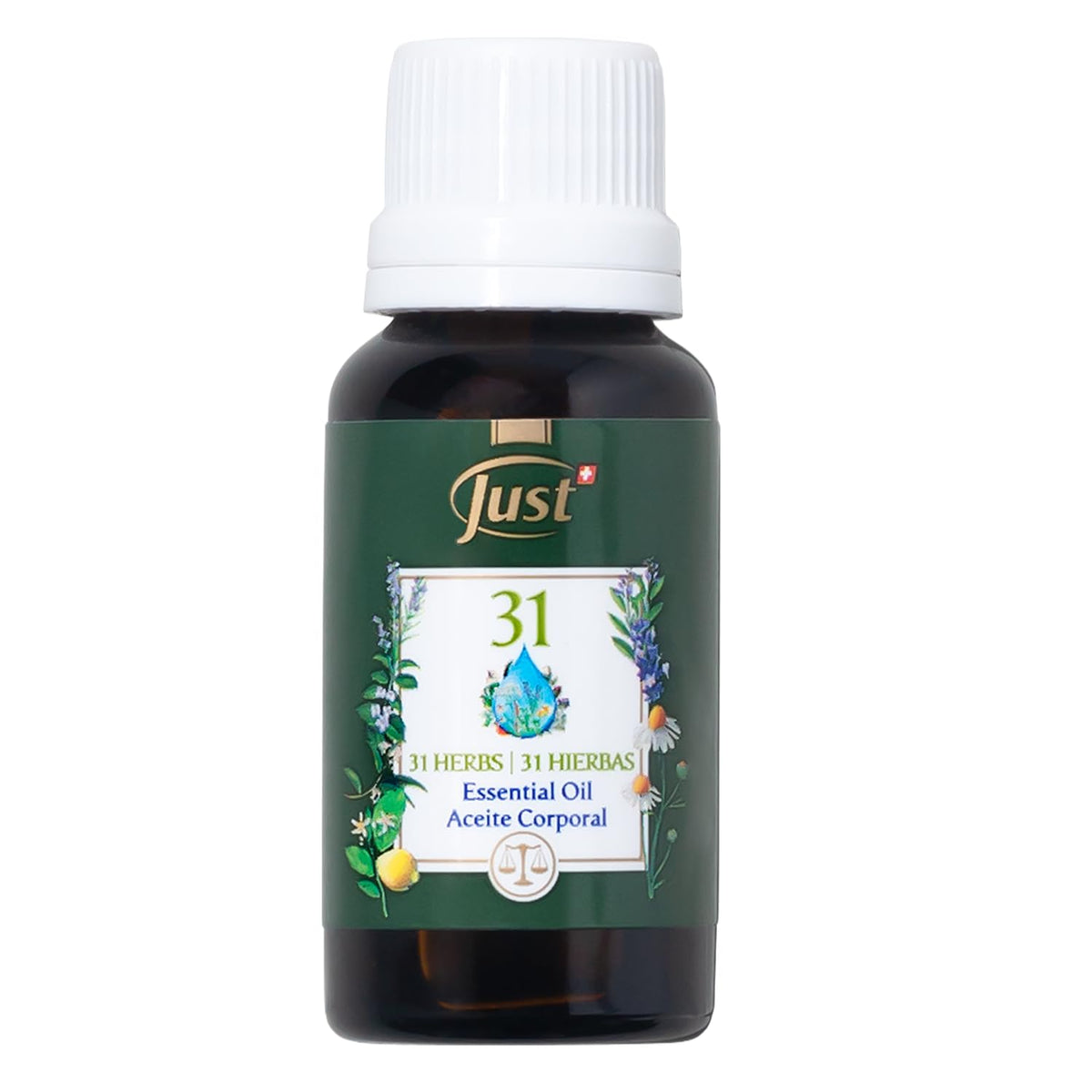 SwissJust aceite 31 plantas: mezcla versátil para cuidado diario.