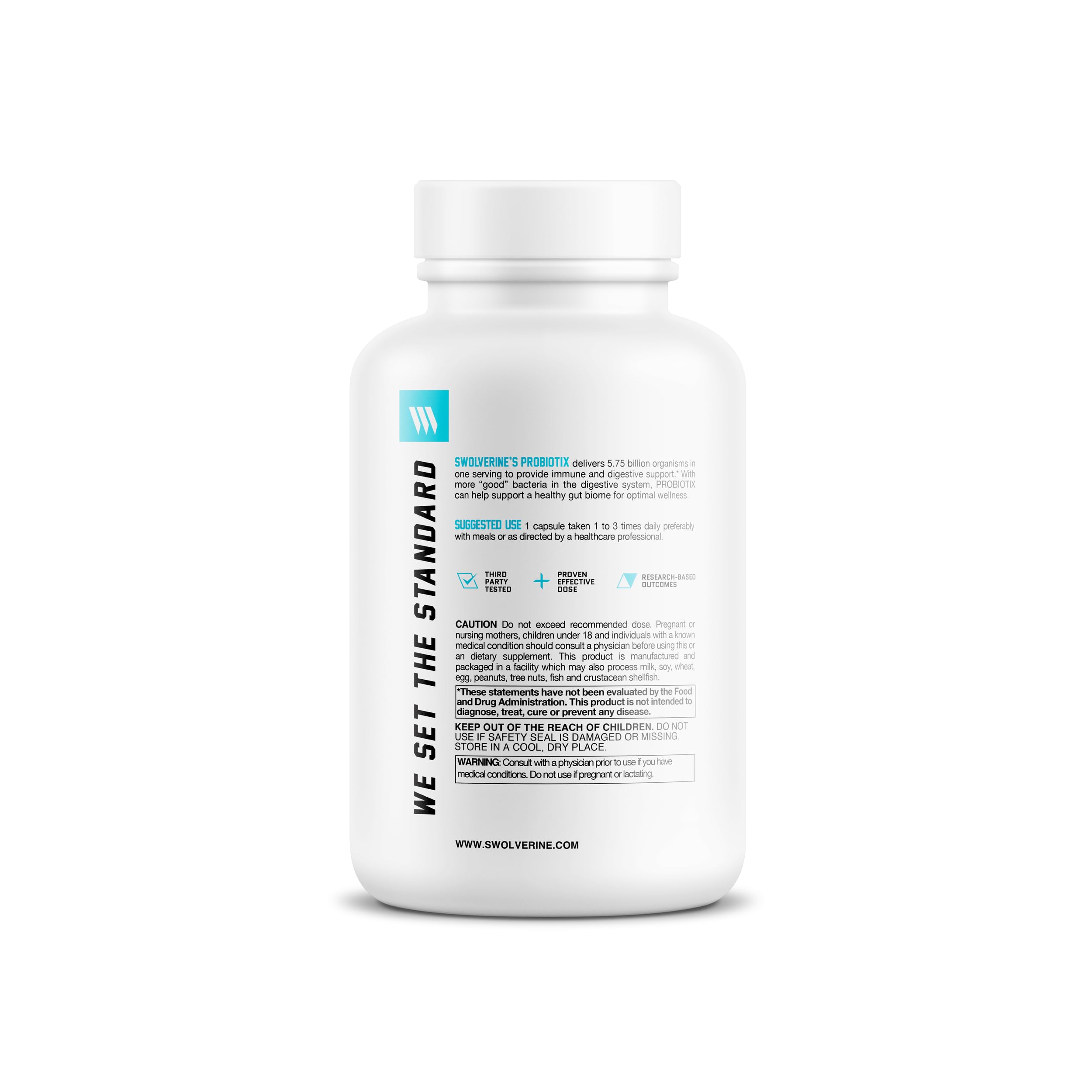 Swolverine Probiotix: etiqueta nutricional para elegir la dosis adecuada