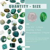 Swpeet Ágata marina verde, variedad de colores para manualidades y cristales decorativos