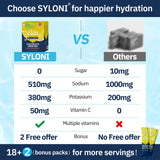 Syloni electrolitos, polvo soluble para beber tras ejercicio