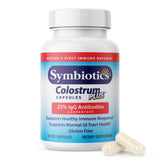 Symbiotics Colostrum cápsulas vegetales en bote para uso diario