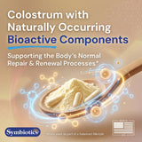 Symbiotics Colostrum lactoferrina, ingredientes clave para la salud intestinal