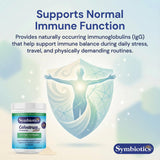 Symbiotics Colostrum Plus Mezcla en Vaso: experiencia suave para entrenamiento diario.