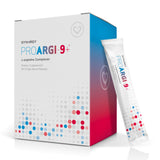 Synergy ProArgi-9 Plus en botella frontal, podría apoyar energía diaria.