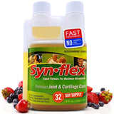 Synflex glucosamina frambuesa, botella para movilidad diaria.