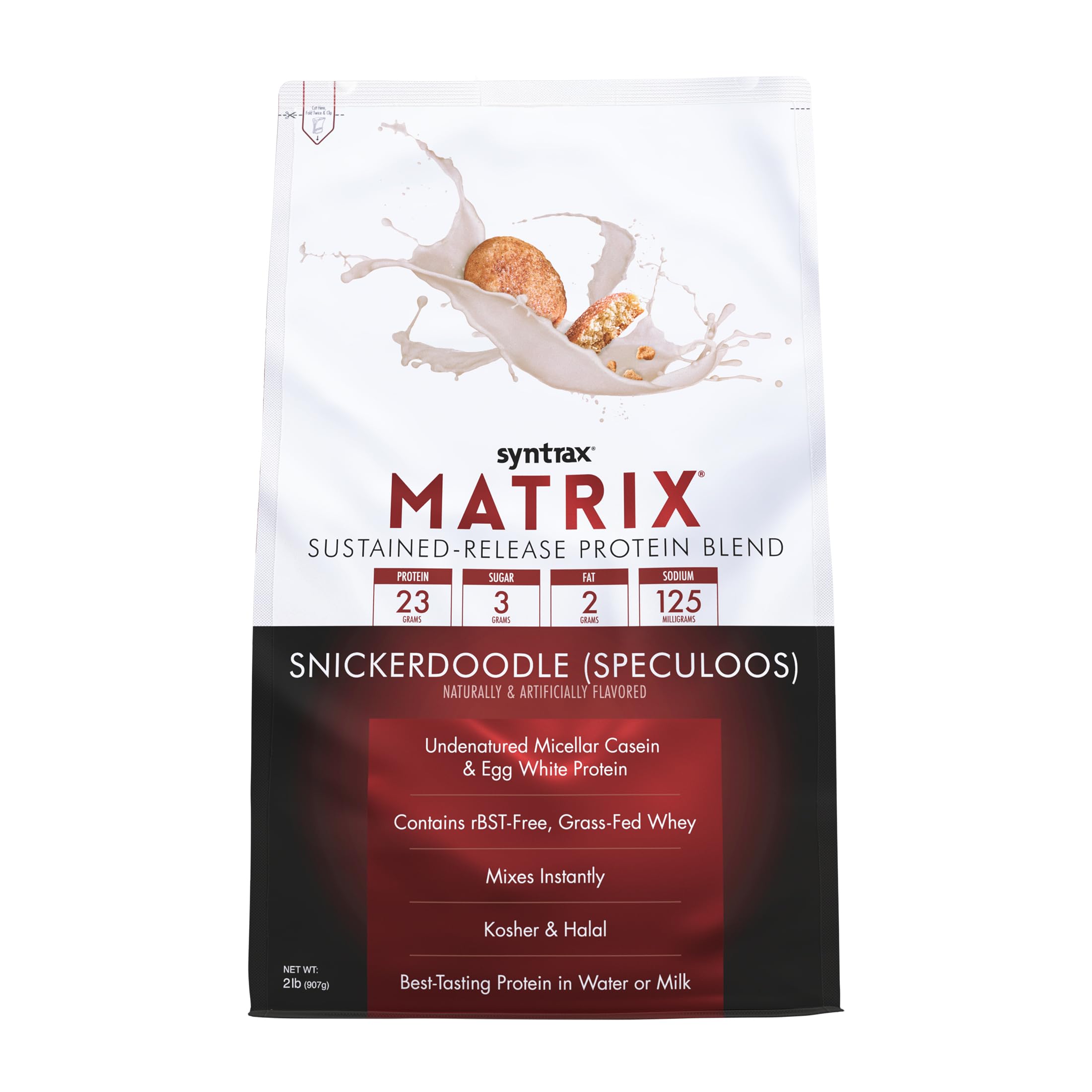 Syntrax Matrix: bote de proteína con liberación lenta para uso diario