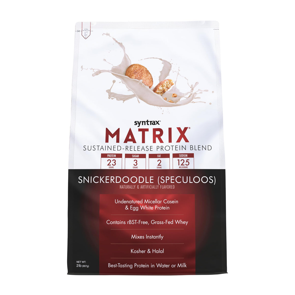 Syntrax Matrix: bote de proteína con liberación lenta para uso diario