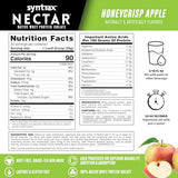 Syntrax Nectar sabor Fuzzy Navel, mezcla fácil para snack proteico rápido.