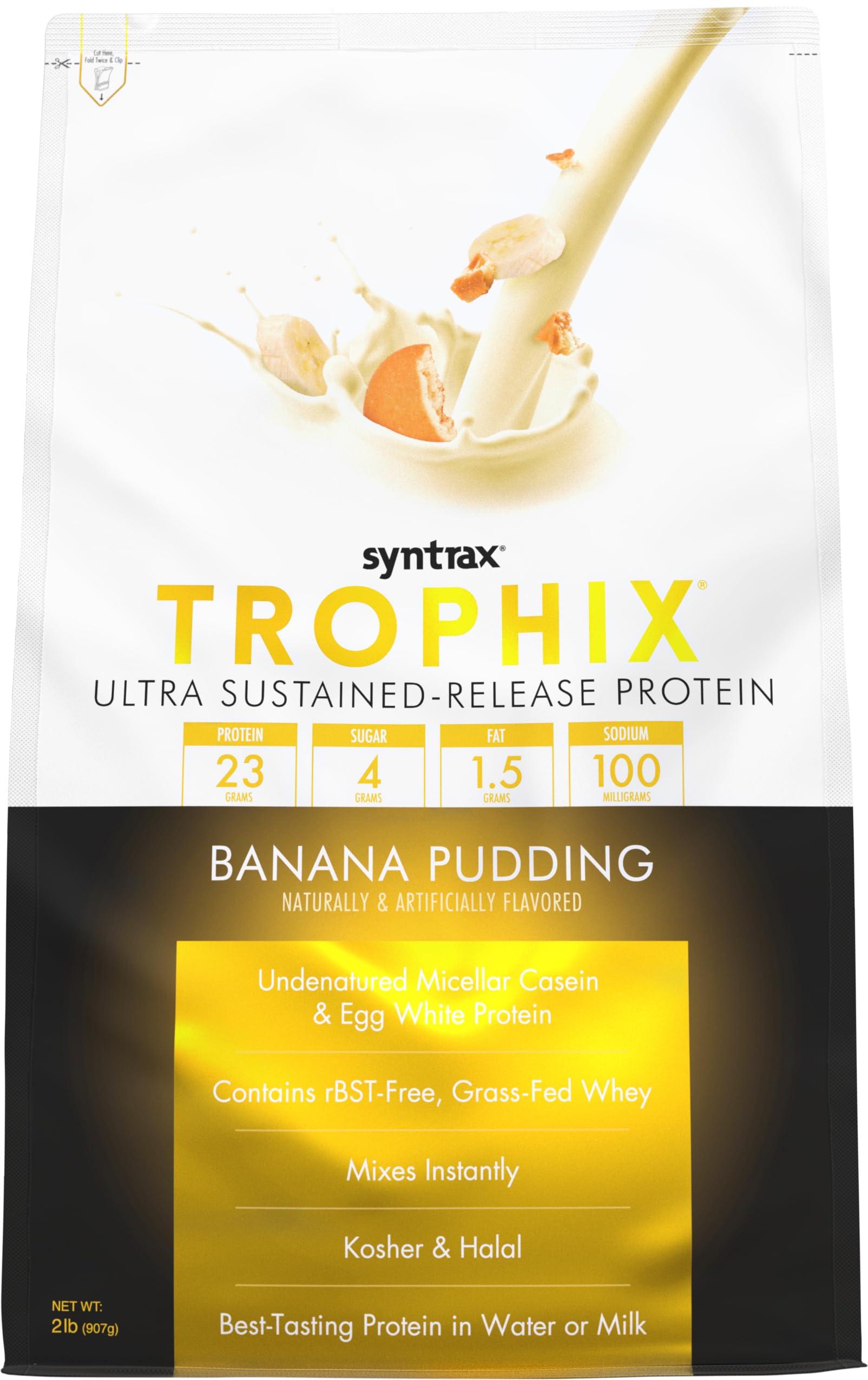 Syntrax Trophix, equilibrio en la botella para verter: liberación sostenida de aminoácidos