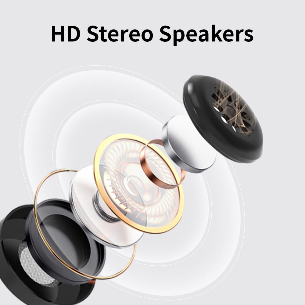SYPVRY máscara de sueño Bluetooth, auriculares integrados para llamadas y escucha manos libres.