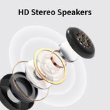 SYPVRY máscara de sueño Bluetooth, auriculares integrados para llamadas y escucha manos libres.