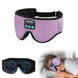 SYPVRY máscara de dormir con auriculares integrados para escuchar sin cables.