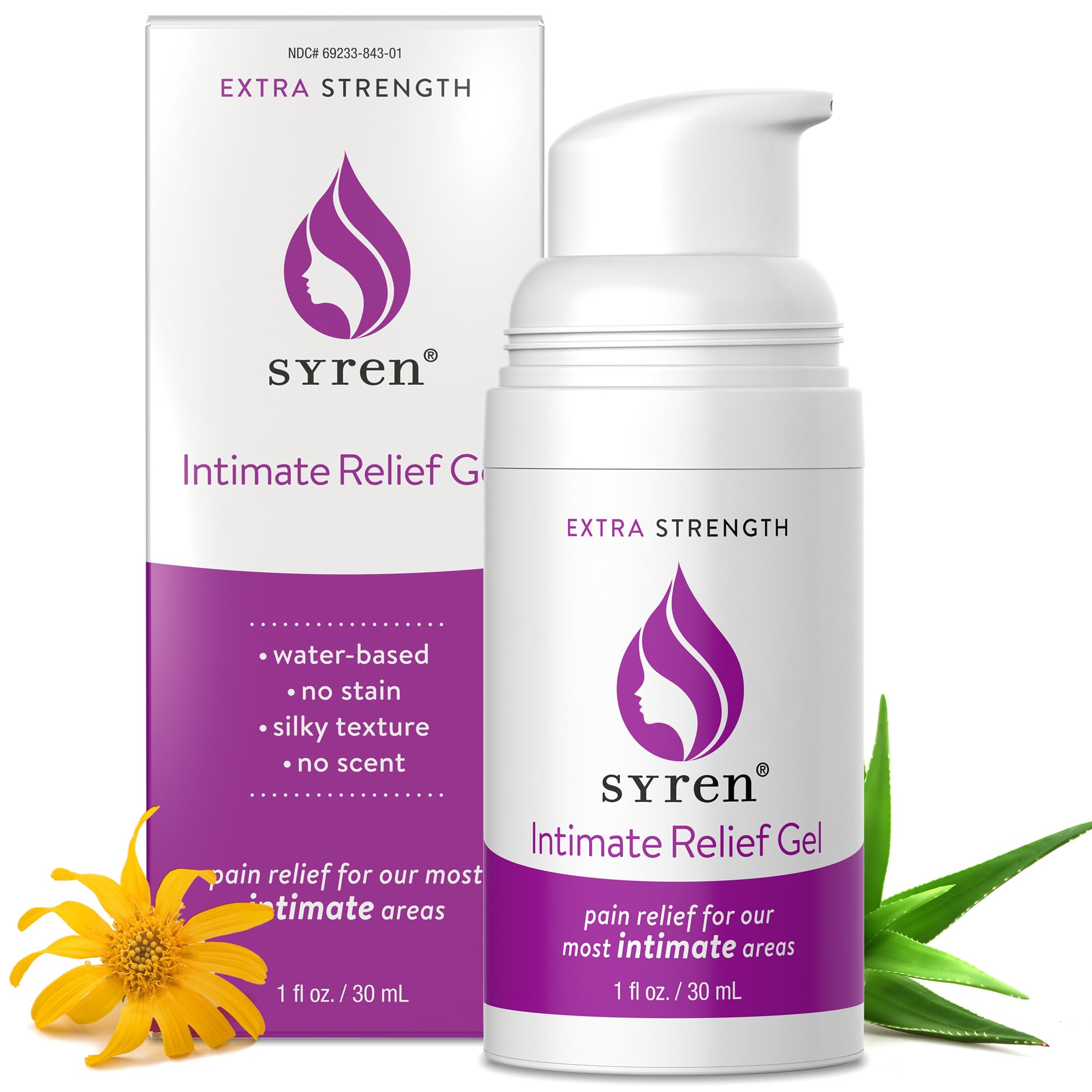 SYREN Alivio íntimo: gel con lidocaína 4% para alivio focalizado.