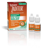 Gotas antihistamínicas Systane, pack doble de 5 mL, alivio temporal del picor ocular