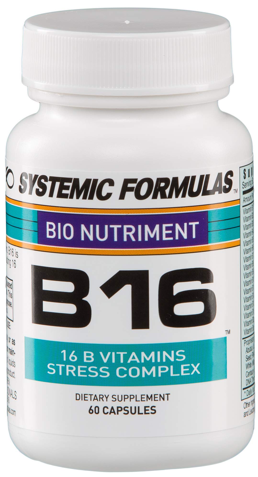Systemic Formulas 115-16B botella del Complejo de Estrés para uso diario