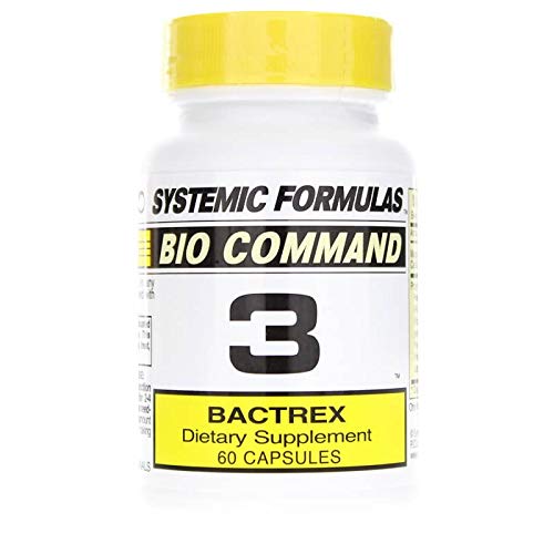 Botella de Systemic Formulas 3 BACTREX, ideal para uso diario en el hogar.