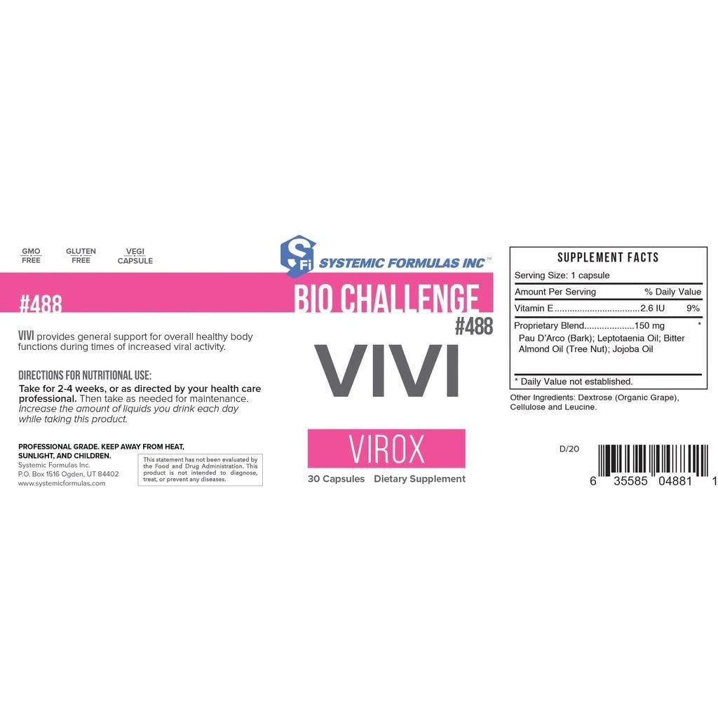 Envase sostenible de Systemic Formulas Bio Challenge 488 VIVI Virox, opción ecológica.