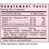 Systemic Formulas Gold Immune Plus etiqueta frontal, diseño claro para consumo regular.