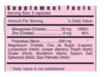 KDIR Fluidren de Systemic Formulas, etiqueta; uso diario para bienestar renal.