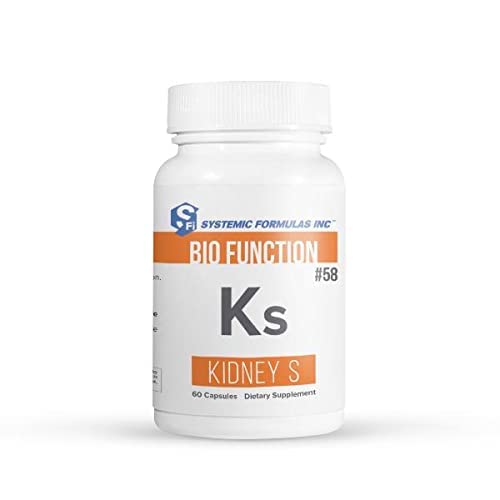 Systemic Formulas Ks Riñón, cápsulas en bote para apoyo diario de la función renal.