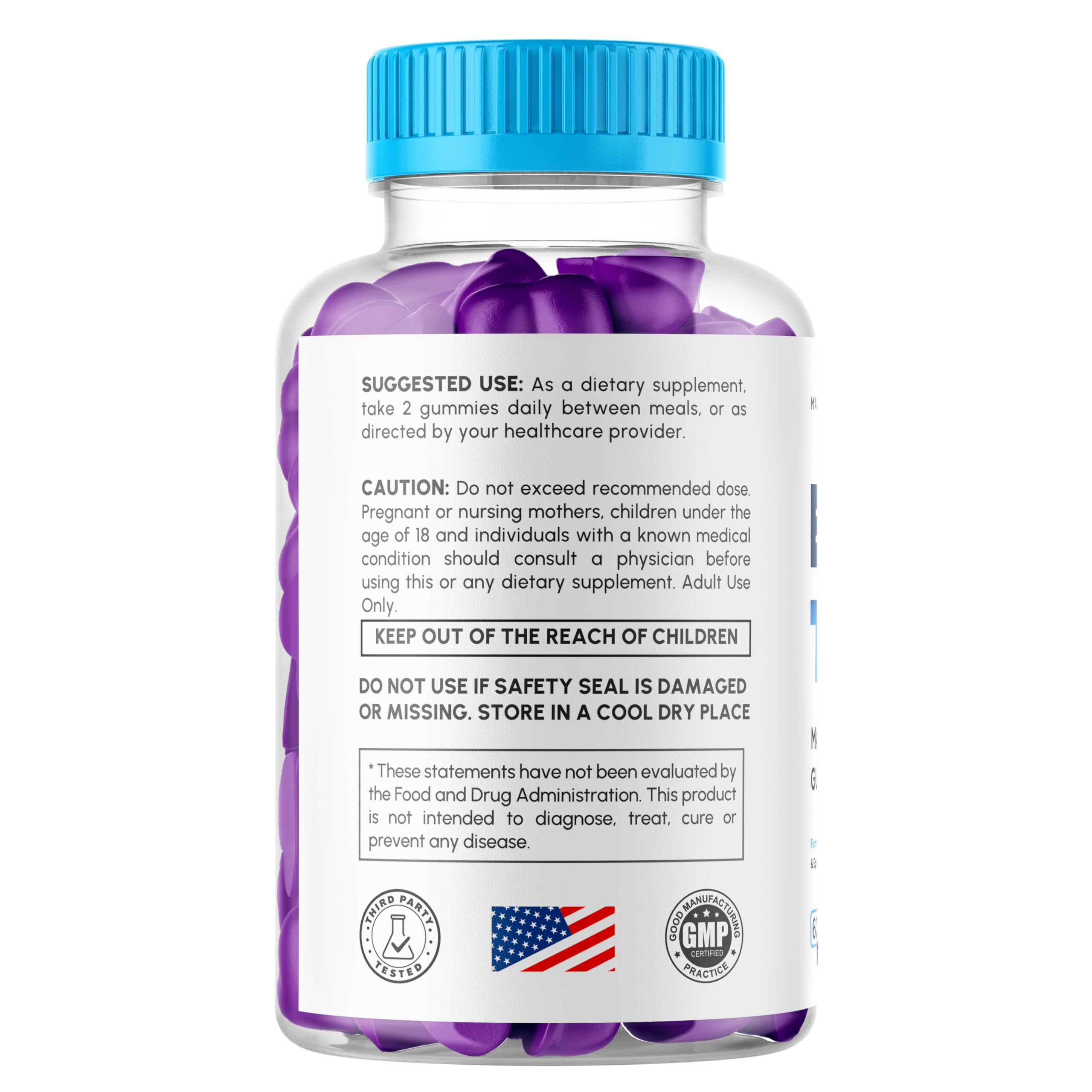Syvor Boost TRT Gummies, empaque portátil para llevar a cualquier parte