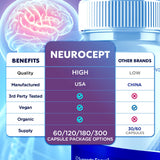 Ingredientes clave de Neurocept Syvor, fórmula natural para apoyo general.