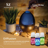 Sz Essentials Lotus Ambiente: aroma suave para transformar espacios.