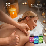 Sz Essentials Lotus Fragancia: fragancia delicada para relajación nocturna.
