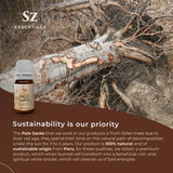 Sz Essentials Palo Santo Aroma Madera Dulce: fragancia cálida para momentos de calma