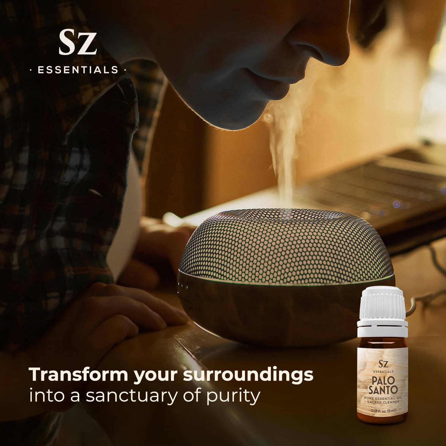 Sz Essentials Palo Santo Energía Cristales: revitaliza la energía de tus cristales