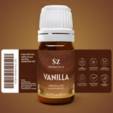 Sz Essentials Vanilla: vainilla-habas para infusión de fragancias naturales.