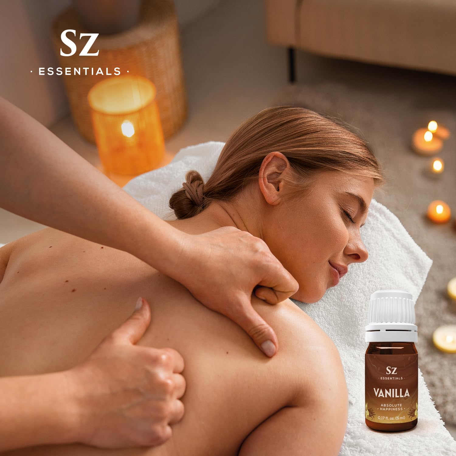 Sz Essentials Vanilla: presentación en caja elegante, ideal para regalo.