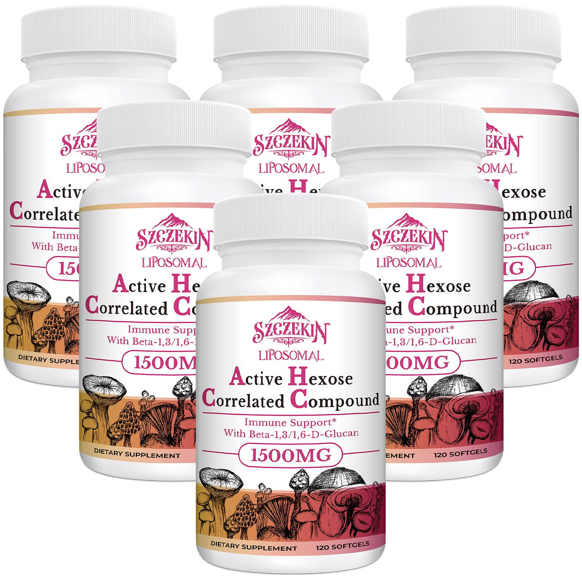 SZCZEKIN 1500 mg compuestos hexosa liposomados en botella para absorción avanzada