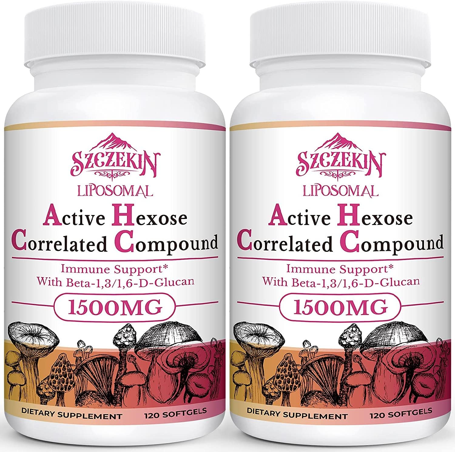 SZCZEKIN cápsulas blandas liposomales de hexosa activa para absorción potencialmente mejorada.