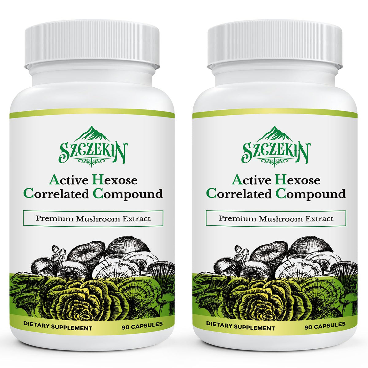 SZCZEKIN compuesto Hexosa Activo 1500 mg: cápsulas para apoyo inmunológico diario.